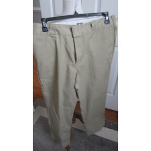 NEW DICKIES 874  ORIGINAL FIT MEN'S PANTS COTTON BLEND , FLAT FRONT KHAKI 36x30